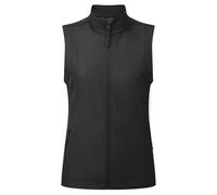 Premier Womens/Ladies Windchecker Recycled Printable Gilet (Black) - Size 2XL