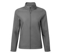Premier Womens/Ladies Windchecker Recycled Printable Soft Shell Jacket (Dark Grey) - Size 2XL