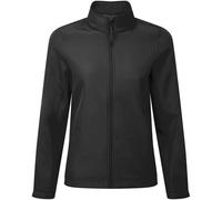 Premier Womens/Ladies Windchecker Soft Shell Jacket (Black) - Size Small