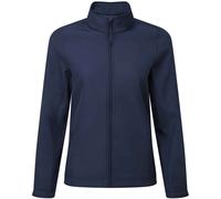 Premier Womens/Ladies Windchecker Soft Shell Jacket (Navy) - Size Medium