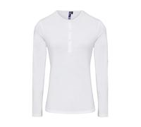 Premier Women's Long John Roll Sleeve Tee in White | Size: Medium Premier White M