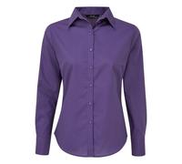 Premier Women's Long-Sleeved Shirt in Purple | Size: 6 Premier Purple 6