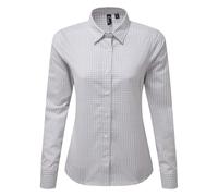 Premier Women's Maxton Check Long Sleeve Shirt Gingham Vintage Chic