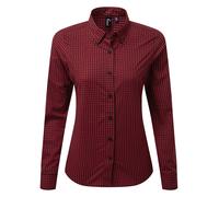 Premier Women's Maxton check long sleeve shirt