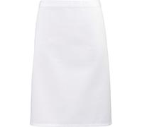 Premier Women's Mid-Length Apron in White Premier White