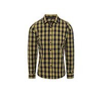 Premier Women's Mulligan Check Cotton Long Sleeve Shirt with Roll-up Sleeves