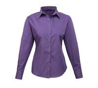 Premier Women's poplin long sleeve blouse - Womens, 65% Polyester, Oeko-Tex (A)