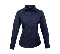 Premier Women's poplin long sleeve blouse - Womens, 65% Polyester, Oeko-Tex (A)