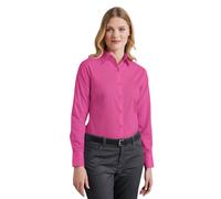 Premier Women's Poplin Long-Sleeved Blouse in Pale Pink | Size: 6 Premier Pale Pink 6