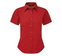 Premier Women's poplin Short Sleeve Blouse Ladies Plain Work