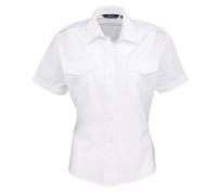 Premier Women's Short Sleeve Pilot Blouse