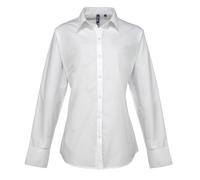 Premier Women's supreme poplin long sleeve shirt - Heavier weight shirt