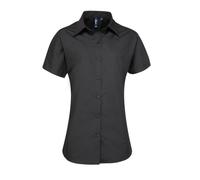 Premier Women's supreme poplin short sleeve shirt - Heavier weight, Fitted style