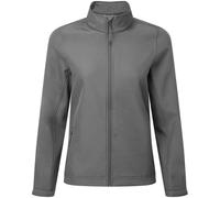 Premier Womens Windchecker Soft Shell Jacket - Dark Grey - 3XL - Dark Grey - 100% Recycled Polyester