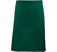 Premier work wear ‘Colours’ mid length apron for bistro/bar/catering/kitchen PR151 - Green - One Size