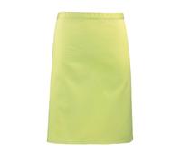Premier work wear ‘Colours’ mid length apron for bistro/bar/catering/kitchen PR151 - Green - One Size