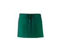 Premier Workwear Adult Unisex PR155 Short Waist Apron With 3 Open Pockets (Bottle)