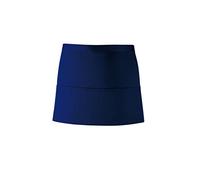 Premier Workwear Adult Unisex PR155 Short Waist Apron With 3 Open Pockets (Navy)