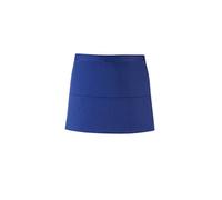 Premier Workwear Adult Unisex PR155 Short Waist Apron With 3 Open Pockets (Royal Blue)
