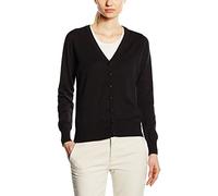 Premier Workwear Ladies Button Through Knitted Cardigan Black 12