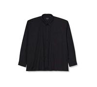 Premier Workwear Mens Long Sleeve Poplin Shirt Black Size - 15"(38cm)