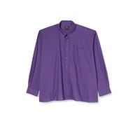 Premier Workwear Mens Long Sleeve Poplin Shirt Purple Size - 16.5"(42cm)
