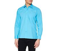 Premier Workwear Mens Long Sleeve Poplin Shirt Turquoise Size - 14.5"(37cm)