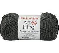 Premier Yarns Anti-Pilling Everyday Worsted Solid Yarn-Charcoal -DN100-73