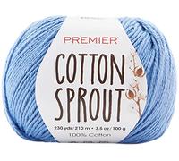 Premier Yarns Cotton Sprout Yarn-Cornflower
