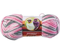 Premier Yarns Ever Soft Multi Yarn Slightly Sweet, Acrylic, Multicolour, 7.62x7.62x15.24 cm