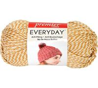 Premier Yarns Everyday Soft Yarn, Acrylic, Tan Marl, 20.32 x 7.62 x 10.16 cm