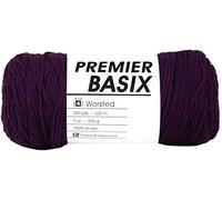PREMIER YARNS YARN BASIX EGGPLANT, One Size