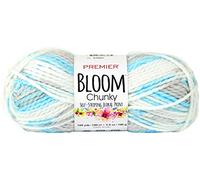 PREMIER YARNS Yarn Bloom Chunky Bluebell, Acrylic, One Size