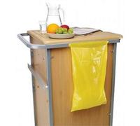 Premier Yellow Bedside Polythene Clinical Disposable Locker Waste Bags with Adhesive Strip (270mm x 460mm) x 200