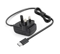 PremierAdapter 5V 3A USB C Wall Charger with UK 3PIN Adapter for Samsung Galaxy S8, S8 Plus, Note 8, LG G5, G6, HTC 10, Nexus 6P, 5X and Other Type-C 5V Supported Device (Black) (5V3A)