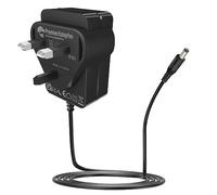 PremierAdapter Power Supply for 12V 2A UK Power Supply Adapter AC 100-240V to 2.1mm X 5.5mm with 4ft/1.2m Lead, for LCD, Router, Security Camera, Device Tablet Radio DAB PI [2U09]