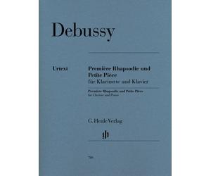 Première Rhapsodie and Petite Pièce clarinet and Piano Debussy G. Henle Verlag P