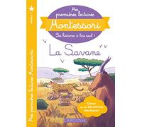 Premières lectures Montessori - Dans la savane: Niveau 1
