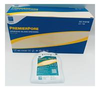 PremierPore Adhesive Island Dressings - Sterile, Breathable Wound Dressings with Absorbent Non-Adherent Pad (5x7, 100, Count)
