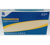 PremierPore Adhesive Island Dressings - Sterile, Breathable Wound Dressings with Absorbent Non-Adherent Pad (5x7, 100, Count)