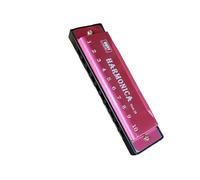 Premium 10 Hole Harmonica with Metal and ABS Resin Comb Ensures Bright and Crisp Notes Travel Musical Instrument Metal ABS Harmonica