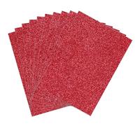 Premium 10-Pack A4 Silver Glitter Card 350gsm by Blitz Craft, Extra Thick Double Sided Non Shed Glitter Cardstock For Cricut, Cake Toppers, Scrapbooking, Wedding Invitations & Diy Craft Paper Projects