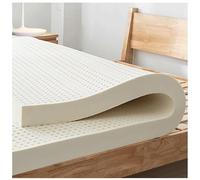 Premium 100% Natural Latex Mattress Topper - Soft Organic Cotton Cover, No Chemical Memory Foam, 2.5cm Thickness, 190x230cm (75x91in) - Ideal for Shoulder Pain Relief & Comfort
