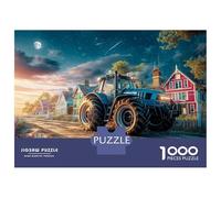Premium 1000-Pc Puzzle with Gradient Sorting Trays - Advanced Jigsaw for Organized Adults & Older Kids. Includes Tools for A Smoother, More Strategic Puzzling Experience