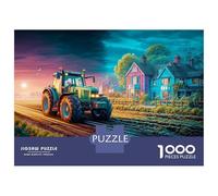 Premium 1000-Pc Puzzle with Gradient Sorting Trays - Advanced Jigsaw for Organized Adults & Older Kids. Includes Tools for A Smoother, More Strategic Puzzling Experience