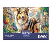 Premium 1000-Pc Puzzle with Gradient Sorting Trays - Advanced Jigsaw for Organized Adults & Older Kids. Includes Tools for A Smoother, More Strategic Puzzling Experience