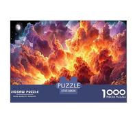 Premium 1000-Pc Puzzle with Gradient Sorting Trays - Advanced Jigsaw for Organized Adults & Older Kids. Includes Tools for A Smoother, More Strategic Puzzling Experience