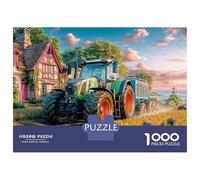Premium 1000-Pc Puzzle with Gradient Sorting Trays - Advanced Jigsaw for Organized Adults & Older Kids. Includes Tools for A Smoother, More Strategic Puzzling Experience