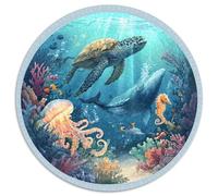 Premium 1000 Piece Jigsaw Puzzle Adults Underwater Kingdom Colorful Coral Reefs And Exotic Fishes Educational Puzzle with 1000 Interlocking Pieces for All Ages