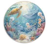 Premium 1000 Piece Jigsaw Puzzle Adults Underwater Kingdom Colorful Coral Reefs And Exotic Fishes Educational Puzzle with 1000 Interlocking Pieces for All Ages